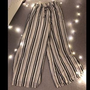 American eagle striped flowy pants